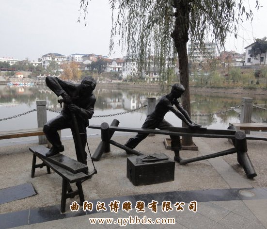 鑄銅人物雕塑