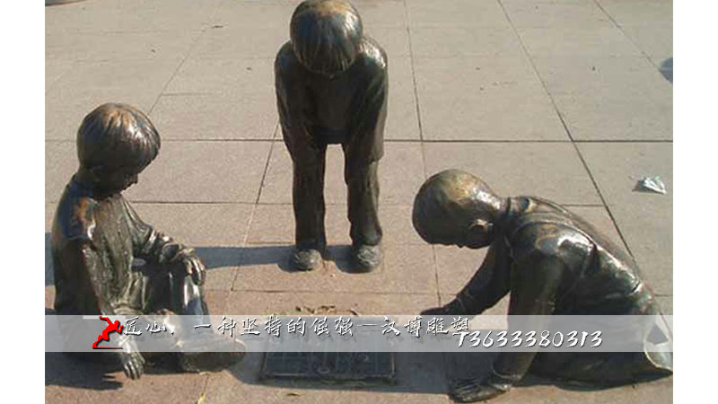 下象棋銅雕,傳統(tǒng)文化雕塑,象棋文化雕像